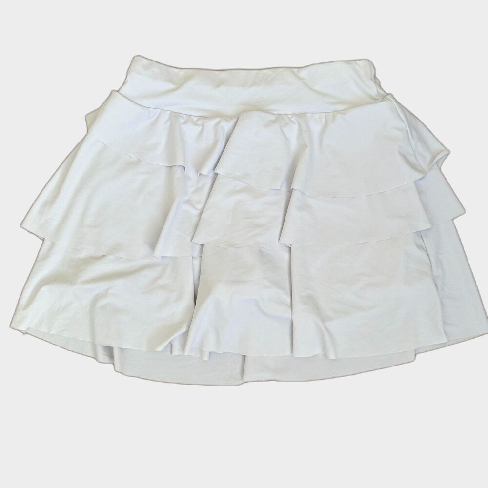 White Ruffle Skort Tennis Golf Size M